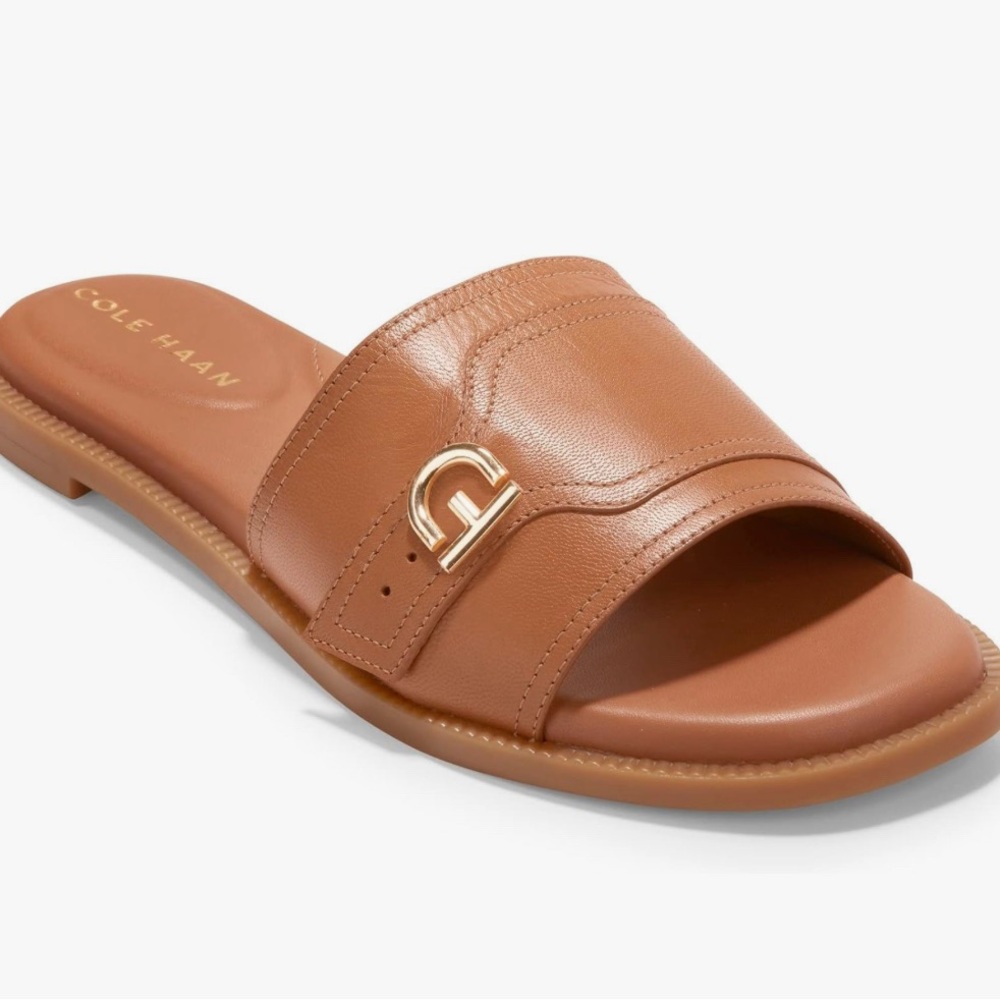 Cole Haan Women's Charlotte Slide Sandals in Pecan 7.5